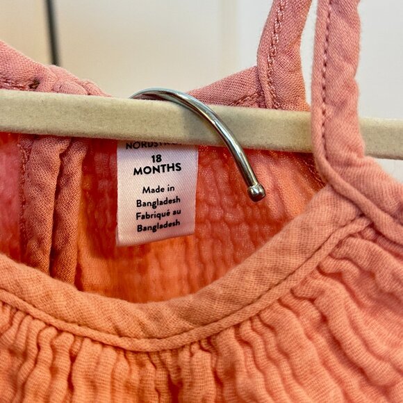 NORDSTROM Muslin Set Outfit in Pink Size 18 Months - Picture 4 of 4